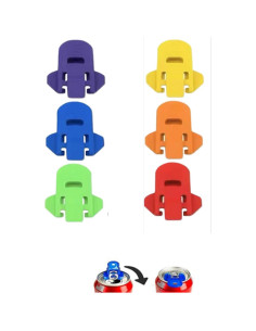 Paquete de 6 Abrebotellas de Lata Xiangwenlan Multicolor 2