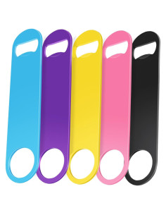 WEGAZ Abrebotellas de Cerveza Acero Inoxidable 5 Pack Colorido