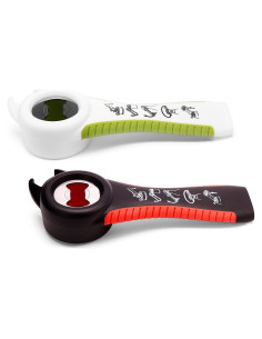 2 Piezas Abrebotellas Multiusos RALIS 5 en 1 Ergonomico