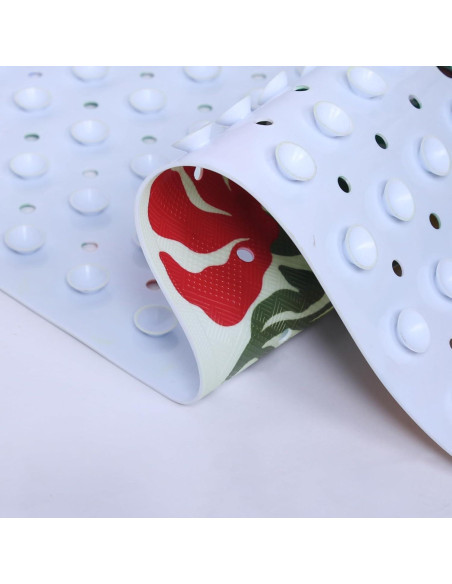 Alfombrilla de Baño Antideslizante Denifeiya 40x16 cm Floral