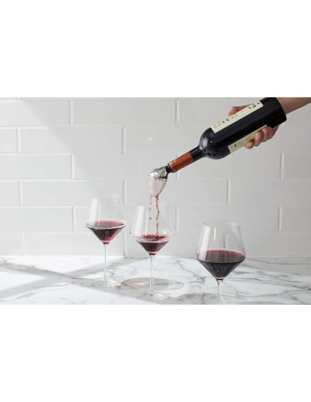 Aereador y Vertedor de Vino Houdini Acero Inoxidable 15 cm