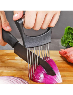 Cortador de Cebolla Cooswai Acero Inoxidable 1PC Multiusos 2