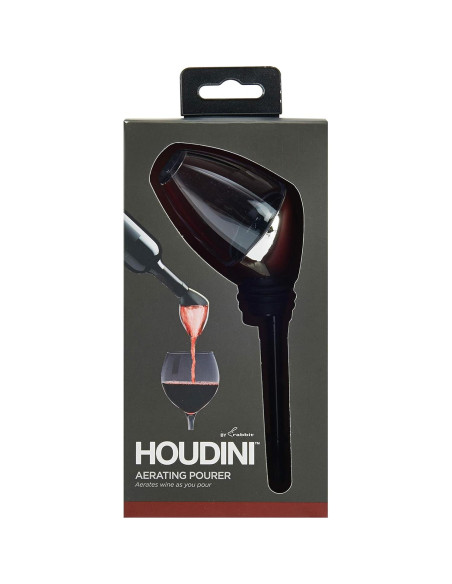 Aereador y Vertedor de Vino Houdini Acero Inoxidable 15 cm