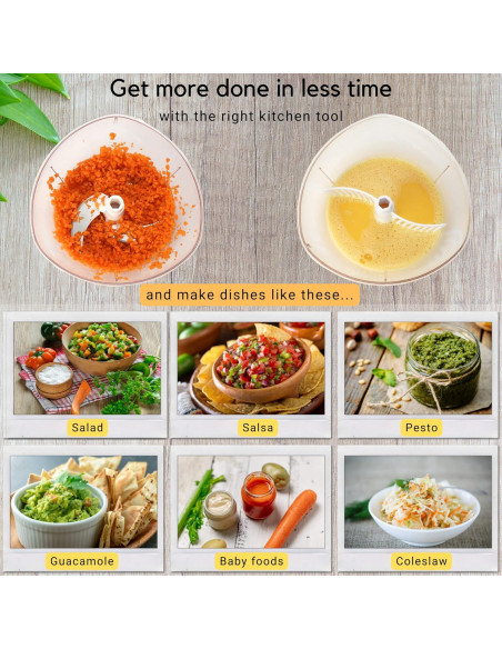 Picador Manual de Alimentos Brieftons 6.8 Tazas Blanco