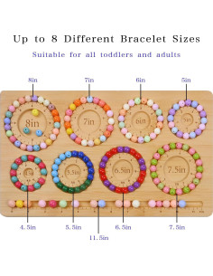 Tabla de Medición para Pulseras Favonuovy de Madera 32x19 cm 2