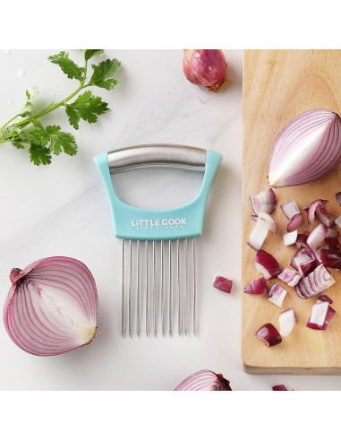 Cortador de Cebolla Little Cook Acero Inoxidable Apto Lavavajillas