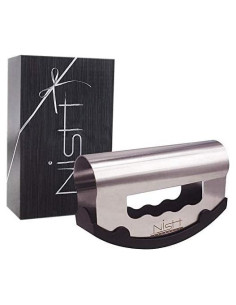 Cortador de Ensalada Doble Hoja Nish Acero Inoxidable 15 cm