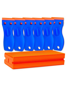 Raspador de plástico Tvkiadv con 6 piezas y 60 cuchillas