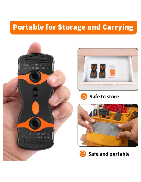 Raspador de cuchilla Nalisence con 40 cuchillas para limpieza Raspador de cuchilla Nalisence con 40 cuchillas para limpieza