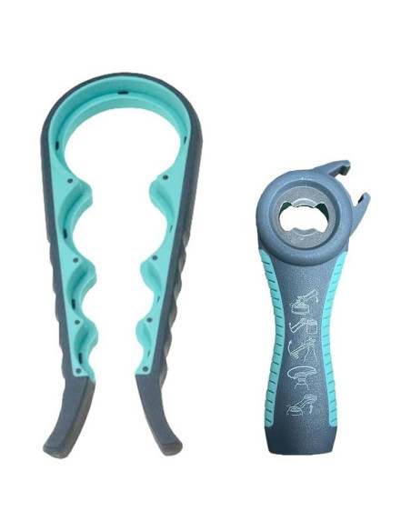 Abrebotellas 5 en 1 GZLT para Artritis - Azul