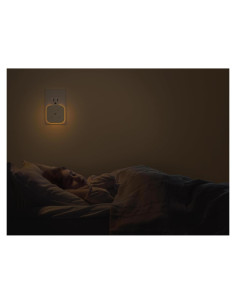 Paquete 2 luces nocturnas LED TORANKOS regulables cálidas