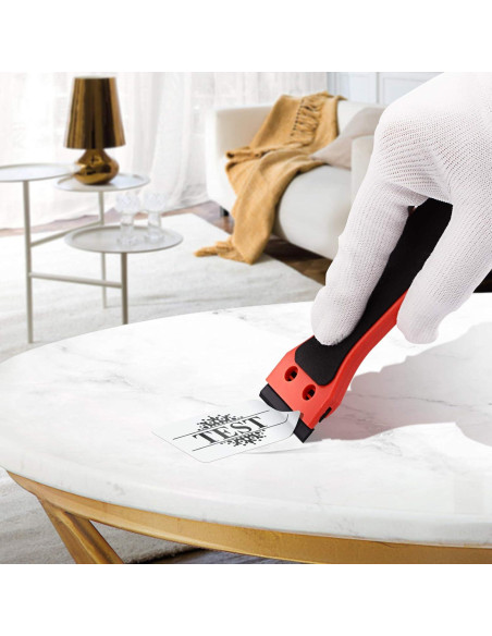 Raspador de Plástico EHDIS 2 Pcs con 100 Cuchillas