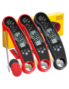 Termómetro Digital de Carne Leelosp 3 Piezas Impermeable