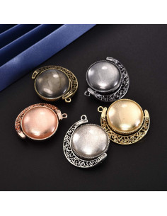 Kit de Manualidades DIY DROLE - 60 Piezas Trays Colgantes 25mm 2