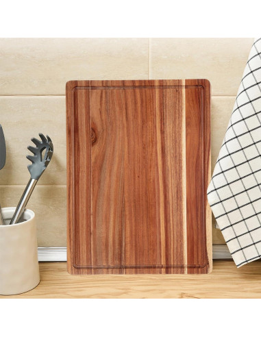 Tabla de Cortar Grande GAOMON Madera Acacia 50.8x38cm