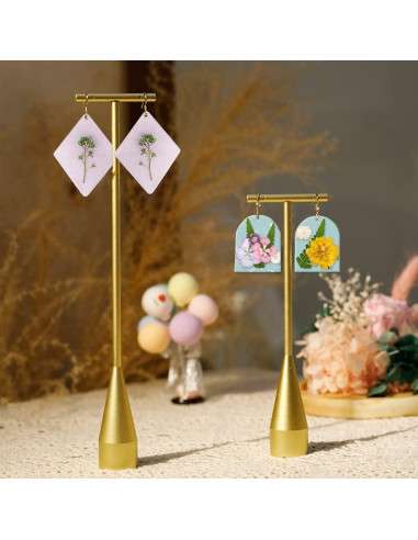 Kit de Moldes para Pendientes ResinWorld - 171 Piezas, Silicona