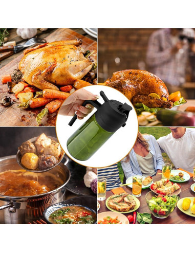 Botella dispensadora de aceite Ranjaner 470ml negra