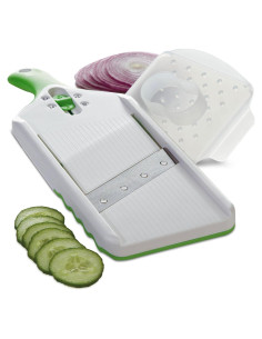 Mandolina Ajusta-Corte Prepworks Verde - Grosor Ajustable