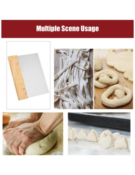 4 Raspadores de Banco MocareHealth para Hornear Verde