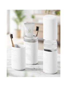 Soporte de Cepillo de Dientes FERYES Estuche Blanco 23.1 cm 2