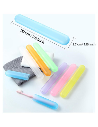 Estuche Portátil para Cepillos de Dientes Boao 20 Piezas