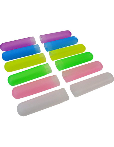 Estuche de Cepillo de Dientes Bskifnn 12 Piezas Plástico