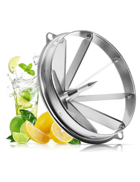 Cuchilla de 8 Secciones WICHEMI de Acero Inoxidable para Frutas y Verduras