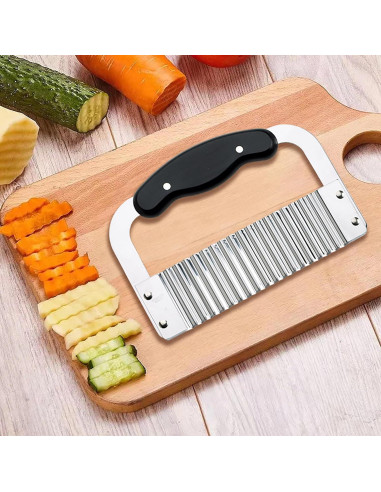 Cortador de Verduras HIC Kitchen Acero Inoxidable 18,4 cm