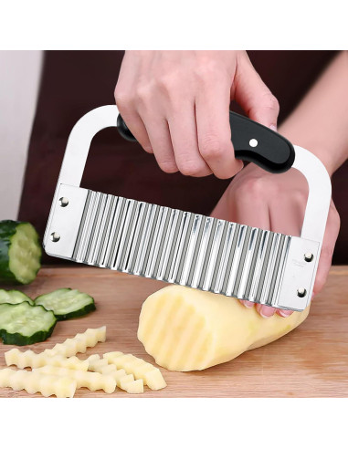 Cortador de Verduras HIC Kitchen Acero Inoxidable 18,4 cm