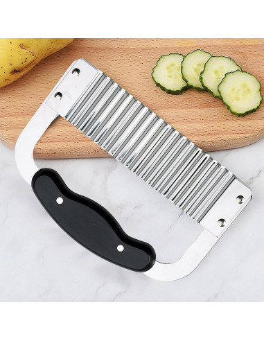 Cortador de Verduras HIC Kitchen Acero Inoxidable 18,4 cm