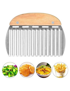 Cortador de Ondas Rpanle de Acero Inoxidable 15.8x11.5cm