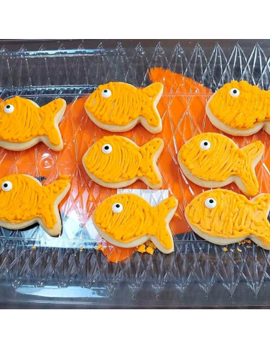 Cortador de Galletas de Pescado VIKROM Rojo Multi x5