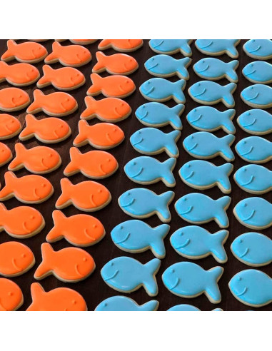 Cortador de Galletas de Pescado VIKROM Rojo Multi x5