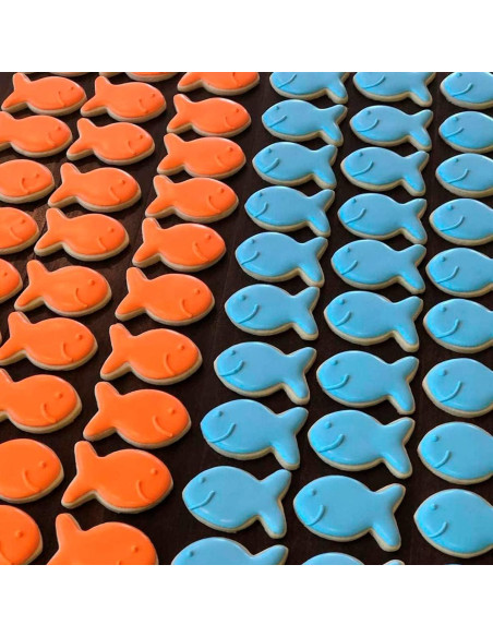 Cortador de Galletas de Pescado VIKROM Rojo Multi x5