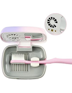 Funda de cepillo de dientes UV Impressive Smile Rosado 2