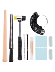 Juego de Mandriles para Anillos 11 Piezas QKDS - Medición Precisa