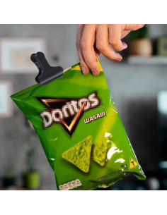 10 Clips de Metal Tighall 2,54 cm para Bolsas de Comida 2