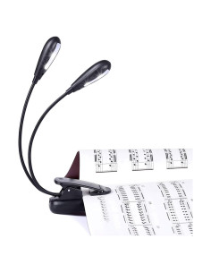 Luz de Atril Recargable GY con Clip y 8 LED 3 Niveles