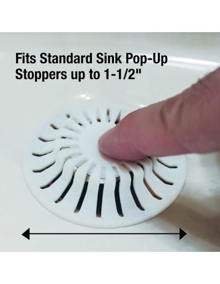 Captador de Cabello Danco para Fregadero de Baño - 2 Piezas
