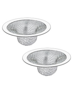 2 Filtros de Drenaje de Acero Inoxidable Seatery 6.99 cm