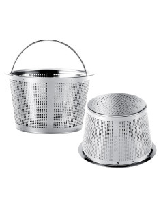 Colador de Drenaje de Fregadero Xonusin Acero Inoxidable 2 Pcs
