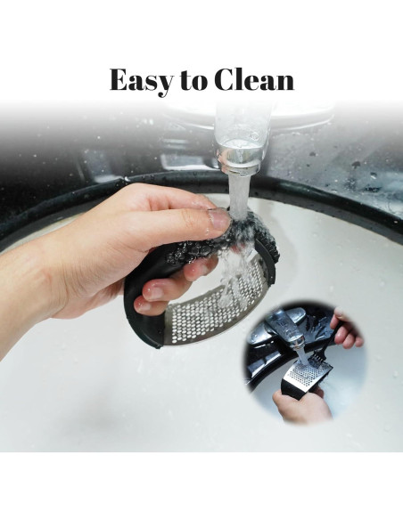 Prensa de Ajo YONHTUTU Acero Inoxidable con Pelador