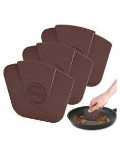 Raspador de Platos Matscover 3 Piezas Plástico Marrón