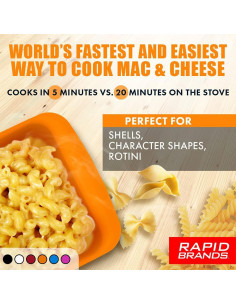 Cocinero Rápido de Macarrones Rapid Brands - Azul, 119g 2
