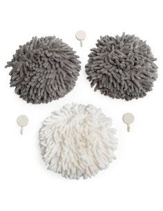 Toallas de Mano JJ KENT Fluffy Puffins Microfibra Set 3