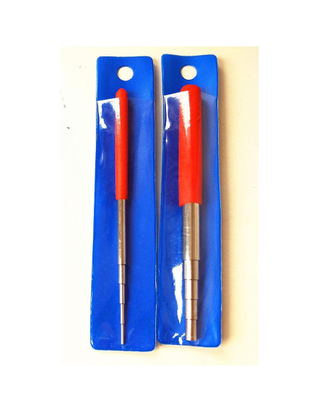 Conjunto de Mandriles Redondos de Acero OrangeTag 2 Pcs