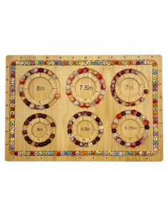 Tablero de Cuentas Petoysoso de Bambú 29.97x19.81cm DIY