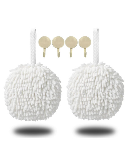 Toallas de Mano Rose Manor Chenille 2 Piezas Absorbentes