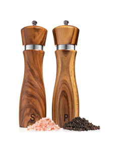 Juego de Molinillos de Sal y Pimienta Gennua Kitchen 20 cm