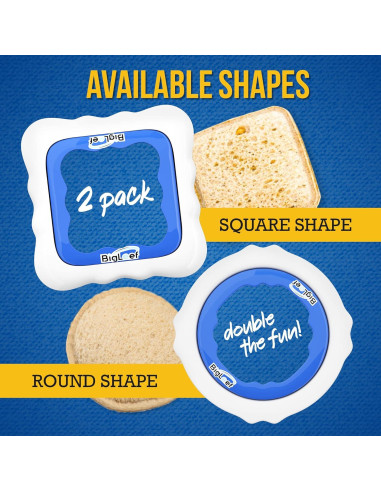 Cortador de Sándwich BigLeef Redondo y Cuadrado Apto Lavavajillas